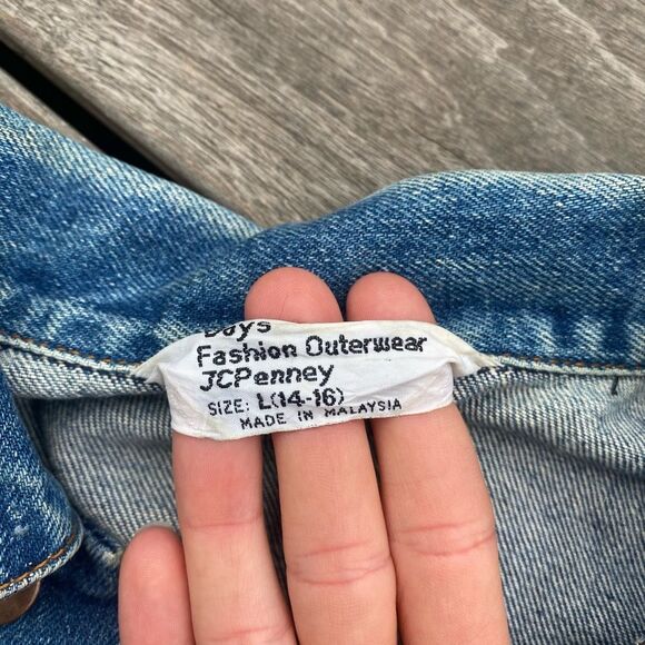 70s Vtg Perfect Denim Jean Jacket XS Small Womens - Picture 4 of 4